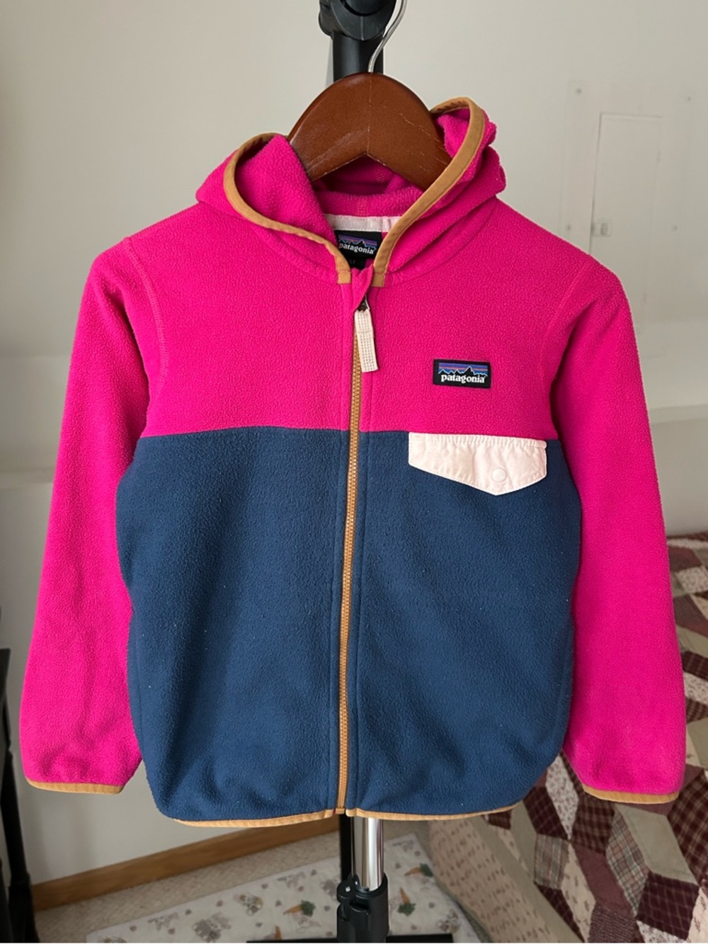 Patagonia Kids Fleece Lightweight Zip Up Jacket 5T
